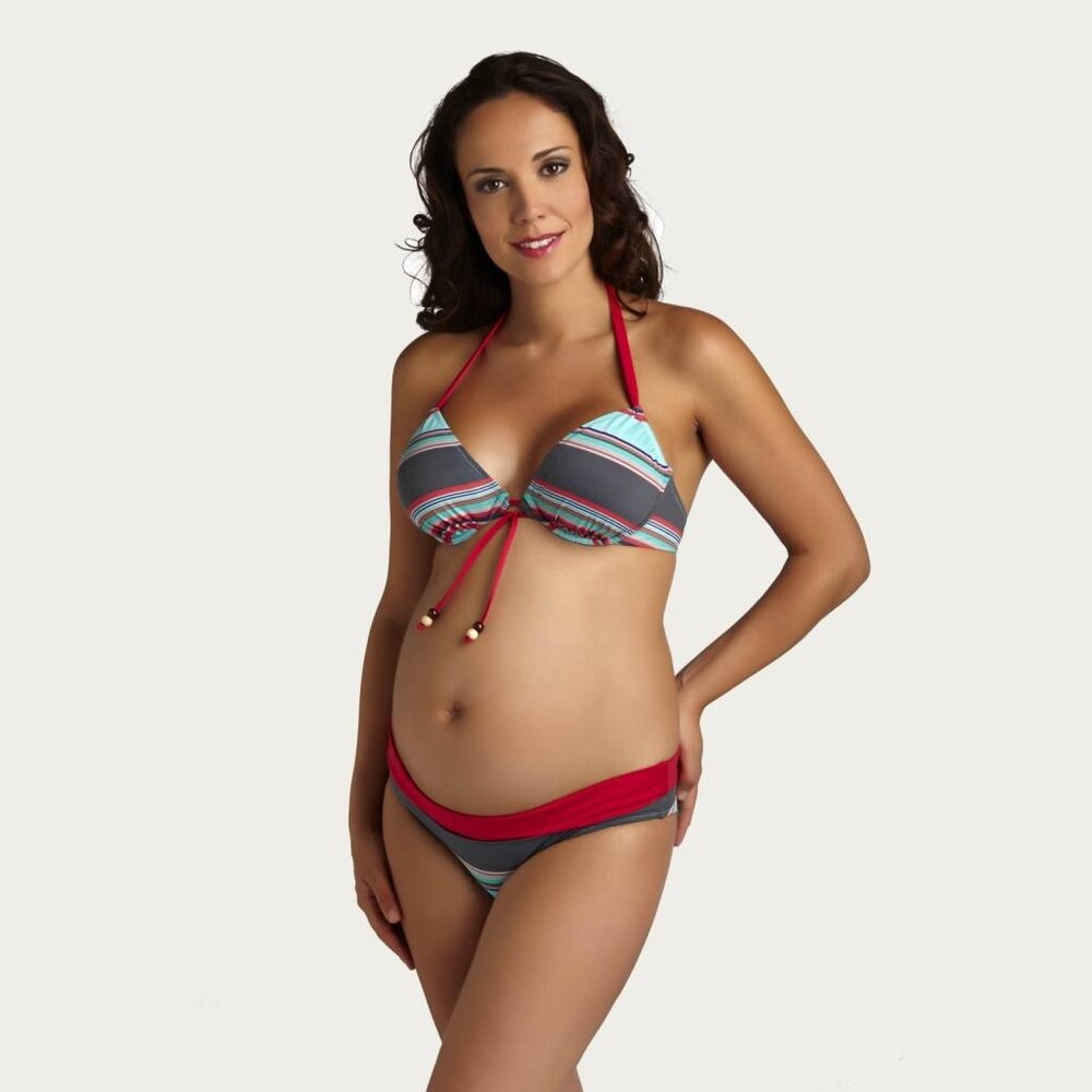 Pez D'or ZwangerschapsBikini Broekje Caribbean Striped Pez D'or ZwangerschapsBikini Broekje Caribbean Striped