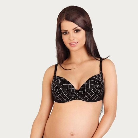 Lupoline Zwangerschapsbh / Voedingsbh Stylish Black Lupoline Zwangerschapsbh / Voedingsbh Stylish Black