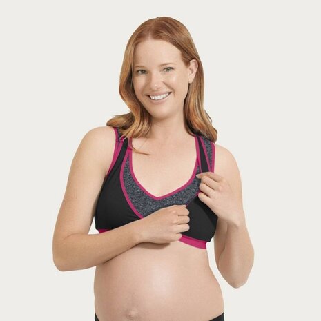 Cake Lingerie Yoga / Sport speciaal voor de borstpomp Lotus Zwart / Rose Cake Lingerie Yoga / Sport speciaal voor de borstpomp Lotus Zwart / Rose