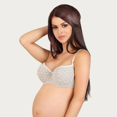 Lupoline Zwangerschapsbh / Voedingsbh Grey Polka Dots Lupoline Zwangerschapsbh / Voedingsbh Grey Polka Dots