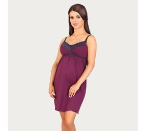 Lupoline Voedingsjurk Dark Purple Lupoline Voedingsjurk Dark Purple