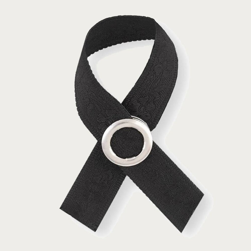 PoppeDop Boobytag Lou Lou Zwart met Zwarte Bloemen PoppeDop Boobytag Lou Lou Zwart met Zwarte Bloemen