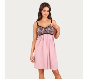 Lupoline Voedingsjurk Black and Pink Lupoline Voedingsjurk Black and Pink