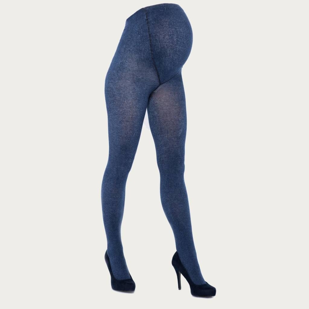 Lida Zwangerschapspanty Positiepanty 300 Den Jeans Blauw afbeelding