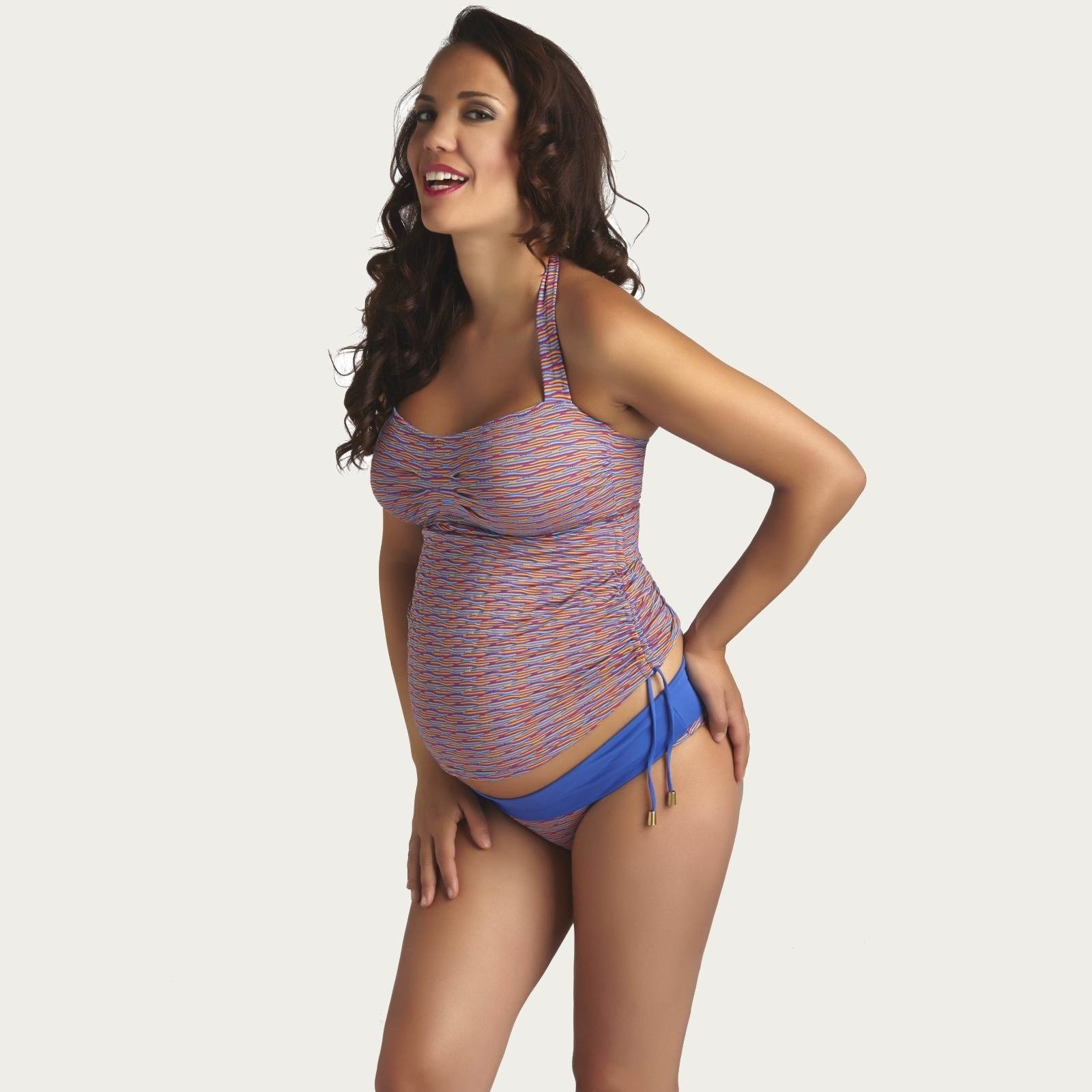 Pez D'or ZwangerschapsTankini / PositieTankini Jacquard Martinique afbeelding