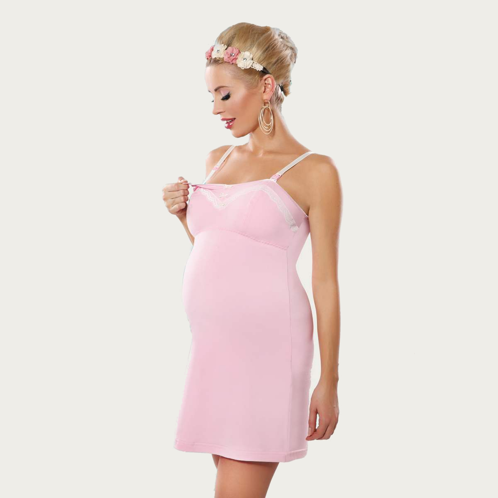 Voedingsjurk Mama Pink Candy afbeelding