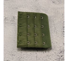 Op en Top Beha Verlenger 4 Haaks Leger Groen (per stuk) Op en Top Beha Verlenger 4 Haaks Leger Groen (per stuk)