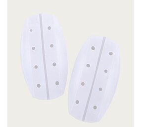 Op en Top Beha Schouderbeschermer Geperforeerd Wit