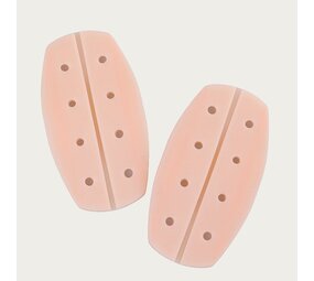 Op en Top Beha Schouderbeschermer Geperforeerd Huidskleur