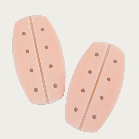 Op en Top Beha Schouderbeschermer Geperforeerd Huidskleur