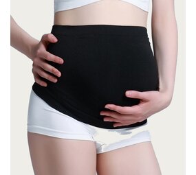 Op en Top Zwanger Zwangerschaps Buikband Zwart Op en Top Zwanger Zwangerschaps Buikband Zwart