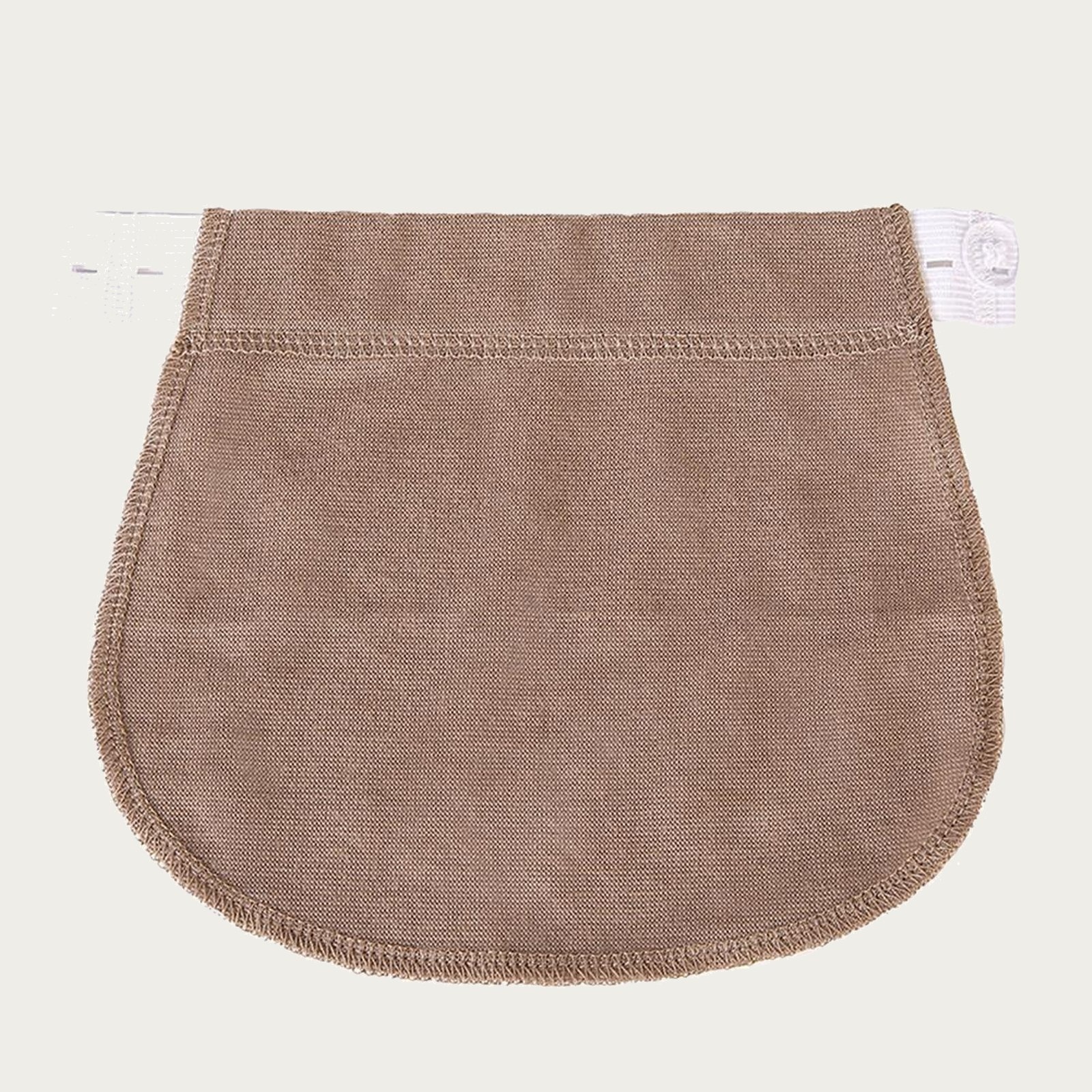 Op en Top Zwanger Broek Verlenger met bruine stof afbeelding