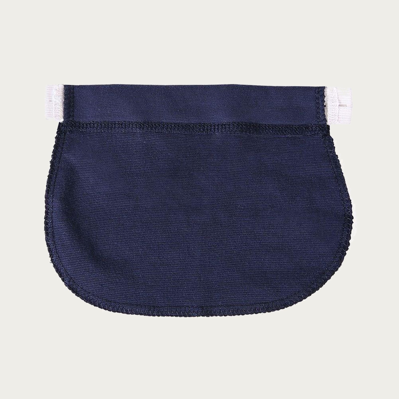 Op en Top Zwanger Broek Verlenger met blauwe stof afbeelding