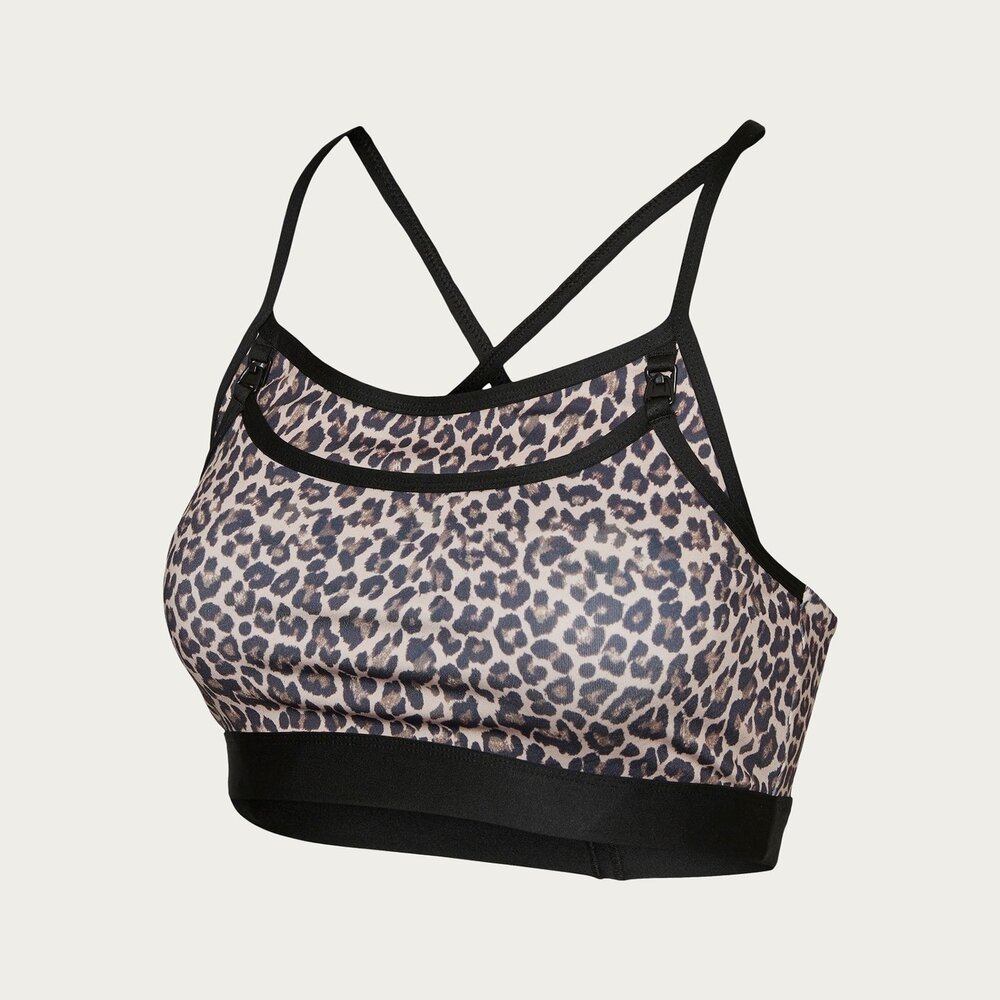 Mamalicious Sport Zwangerschaps/Voedingsbeha MLLeoluna Panterprint