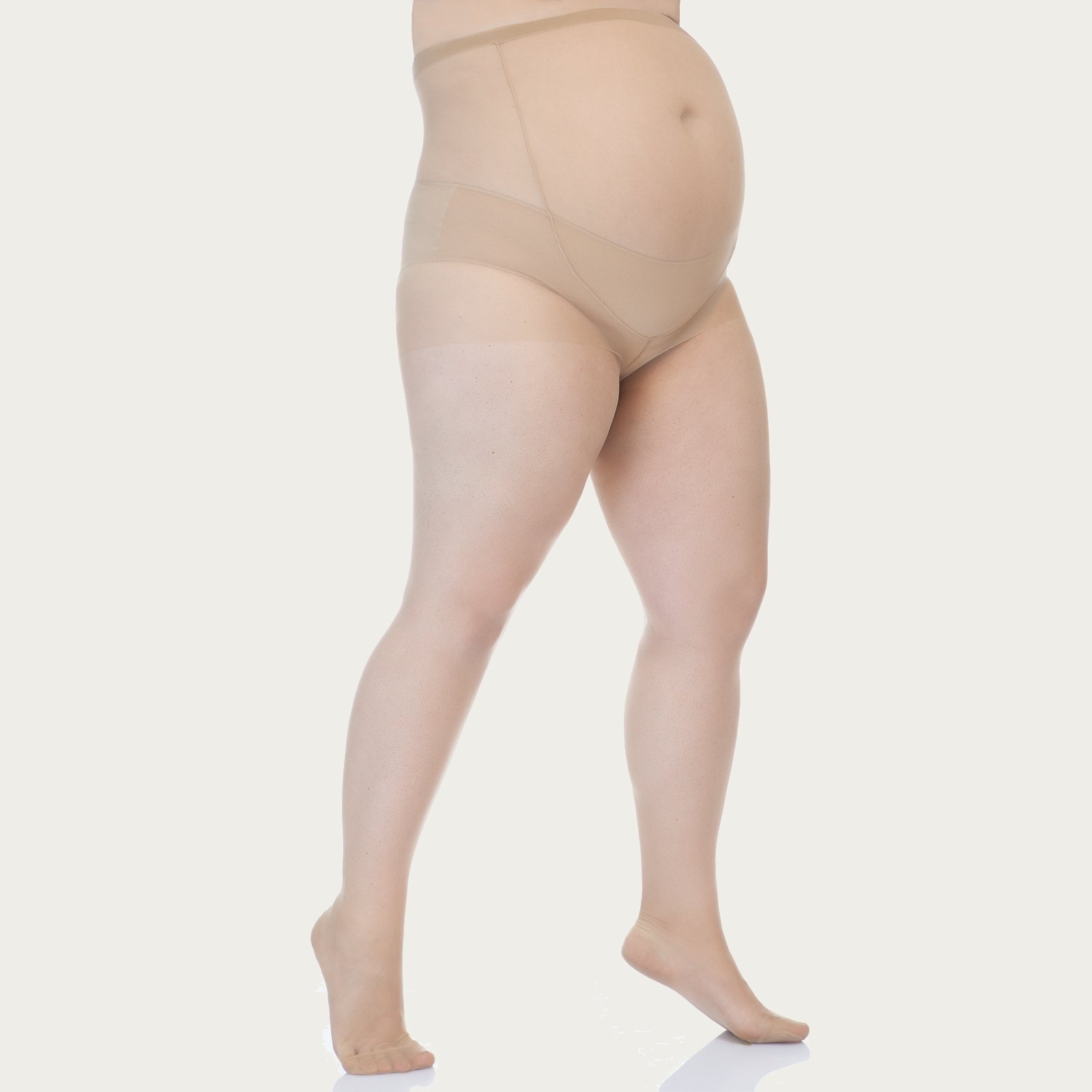 Lida Zwangerschapspanty Positiepanty Plussize 17 Den Licht Beige afbeelding