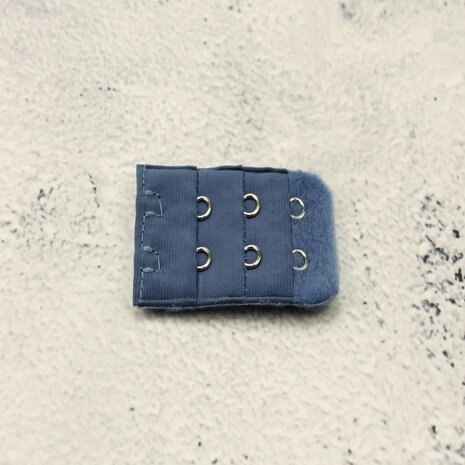 Op en Top BH Verlengstuk / Verlenger 2 Haaks Donker Blauw (per stuk)