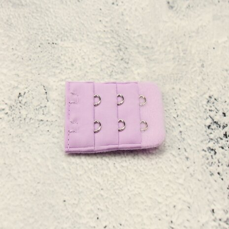 Op en Top BH Verlengstuk / Verlenger 2 Haaks Lila (per stuk)