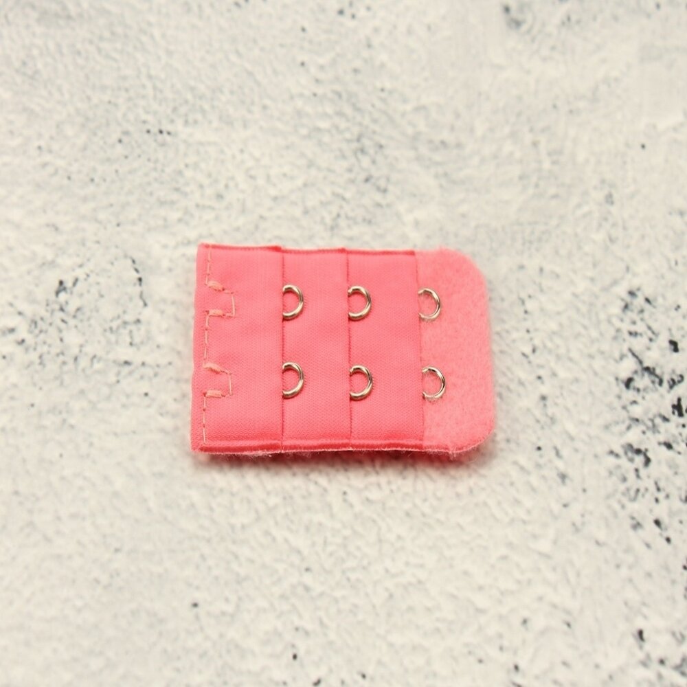 Op en Top BH Verlengstuk / Verlenger 2 Haaks Donker Baby Roze (per stuk)