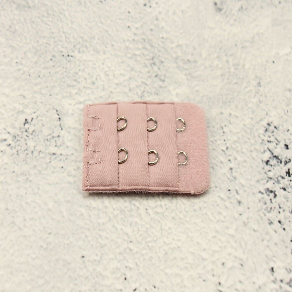 Op en Top BH Verlengstuk / Verlenger 2 Haaks Mat Roze (per stuk)