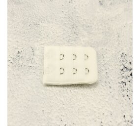 Op en Top Beha Verlenger 2 Haaks Wit (per stuk)