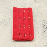 Op en Top Beha Verlenger 4 Haaks Mat Rood (per stuk) Op en Top Beha Verlenger 4 Haaks Mat Rood (per stuk)