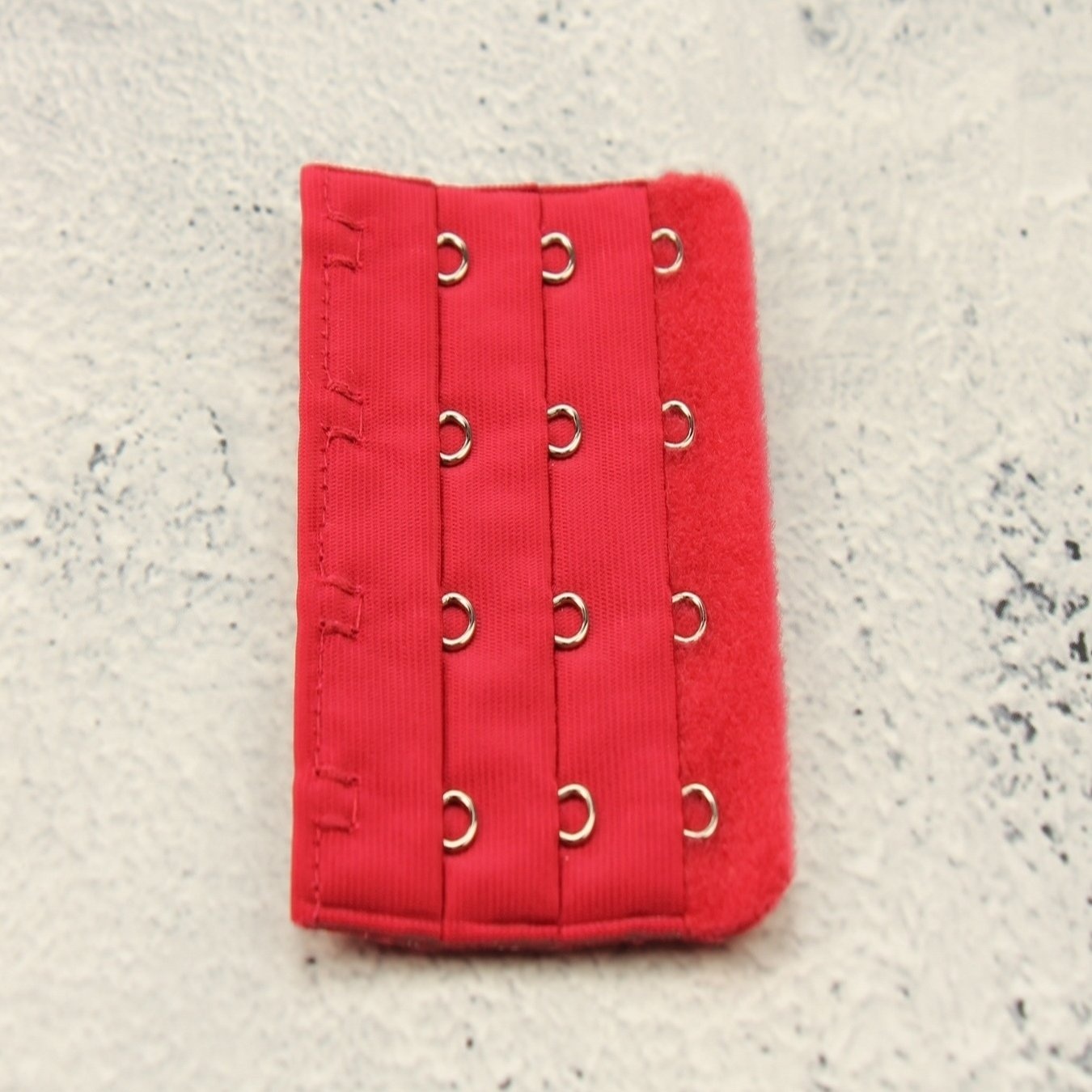 Op en Top BH Verlengstuk / Verlenger 4 Haaks Mat rood (per stuk) afbeelding