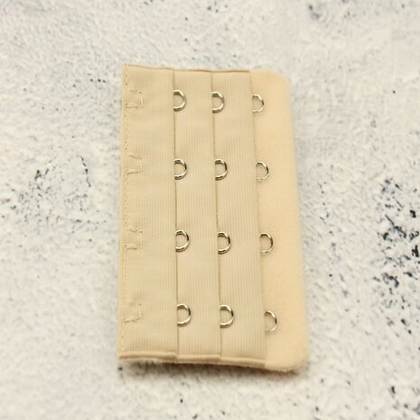 Op en Top BH Verlengstuk / Verlenger 4 Haaks Light Naturel (per stuk)
