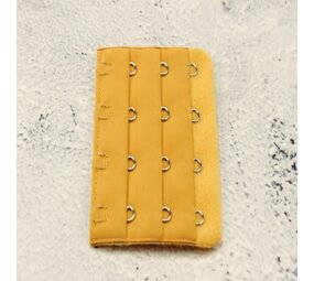 Op en Top Beha Verlenger 4 Haaks Oker Geel (per stuk)