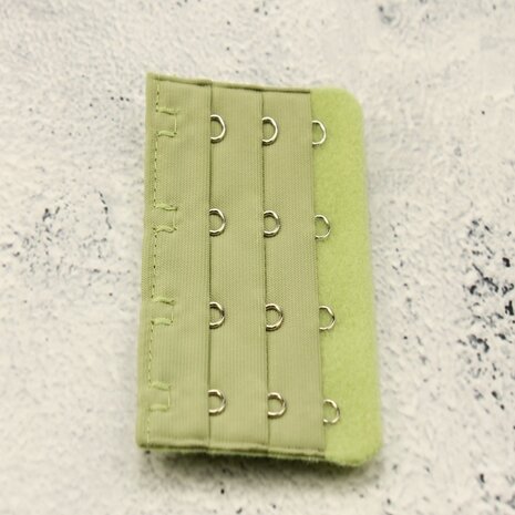 Op en Top BH Verlengstuk / Verlenger 4 Haaks Licht Groen (per stuk)