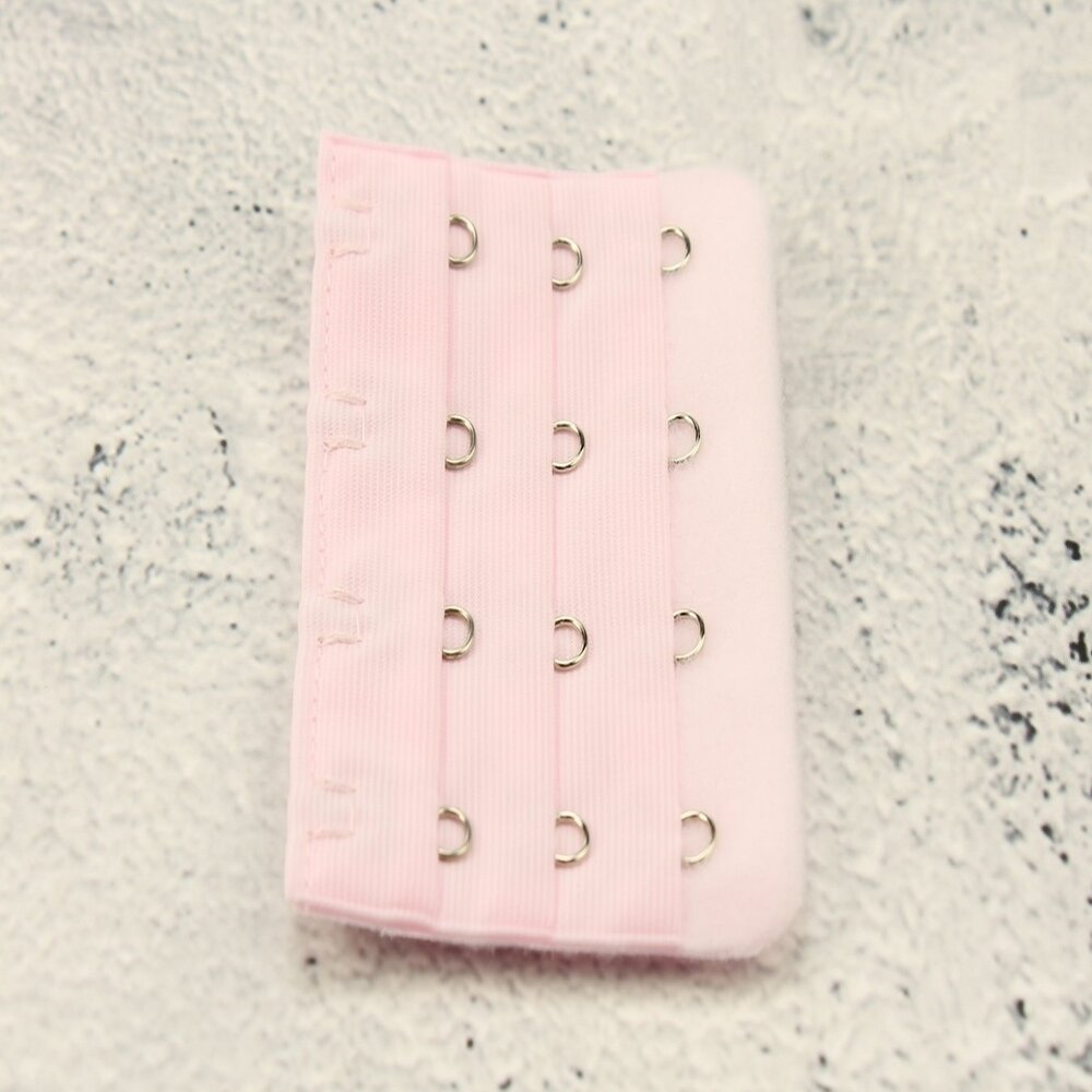 Op en Top BH Verlengstuk / Verlenger 4 Haaks Licht Roze (per stuk)