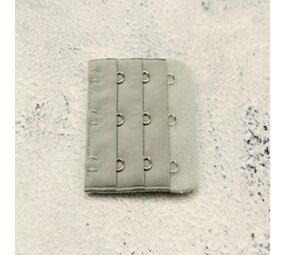 Op en Top Beha Verlenger 3 Haaks Grijs (per stuk) Op en Top Beha Verlenger 3 Haaks Grijs (per stuk)