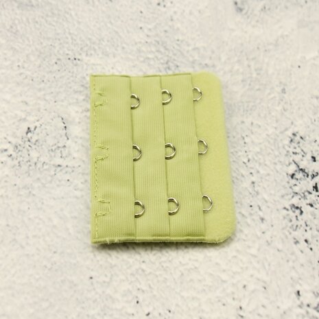 Op en Top BH Verlengstuk / Verlenger 3 Haaks MosGroen (per stuk)