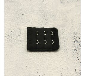 Op en Top Beha Verlenger 2 Haaks Zwart (per stuk) Op en Top Beha Verlenger 2 Haaks Zwart (per stuk)