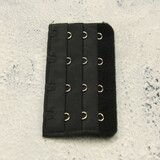 Op en Top Beha Verlenger 4 Haaks Zwart (per stuk)