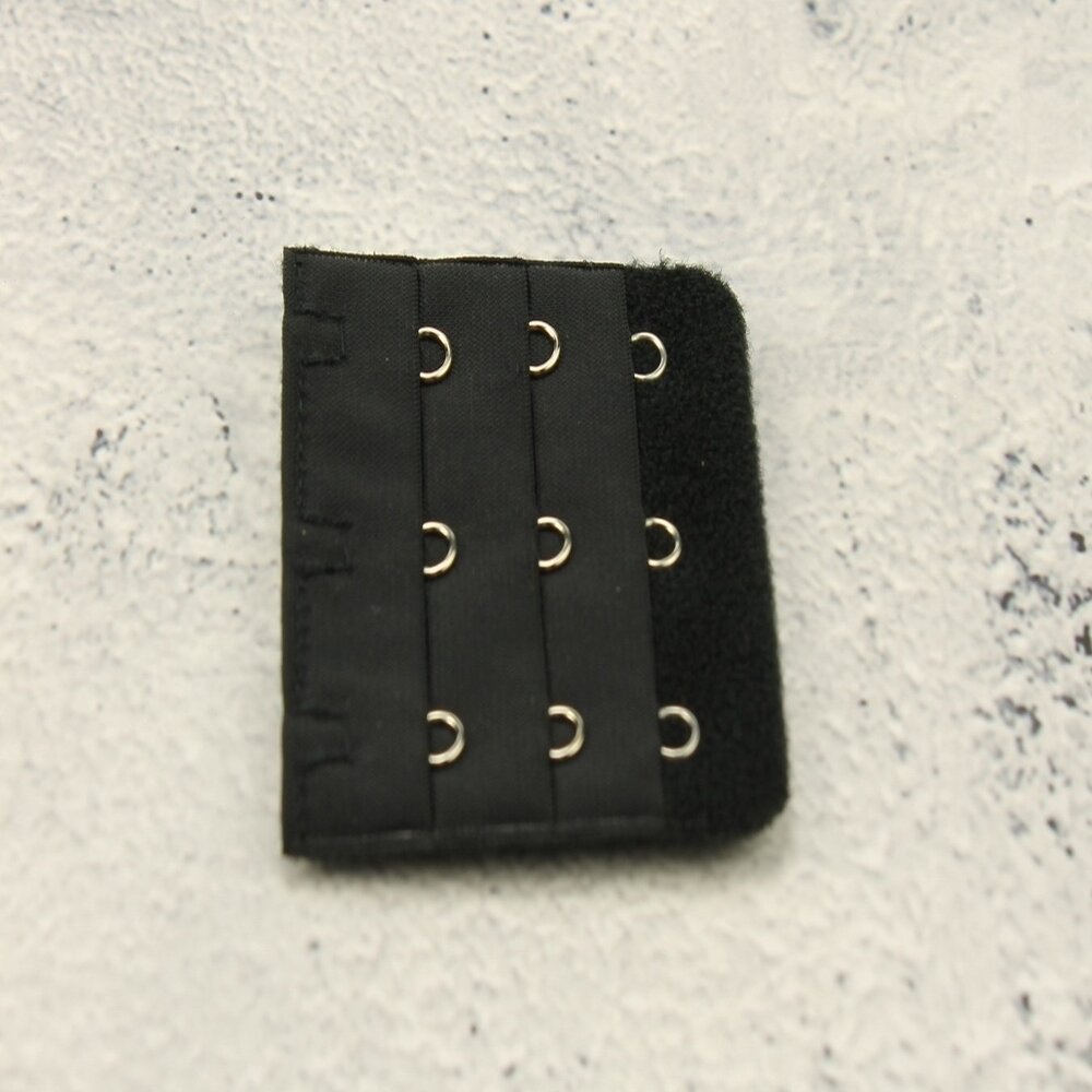 Op en Top BH Verlengstuk / Verlenger 3 Haaks Zwart (per stuk) Op en Top BH Verlengstuk / Verlenger 3 Haaks Zwart (per stuk)