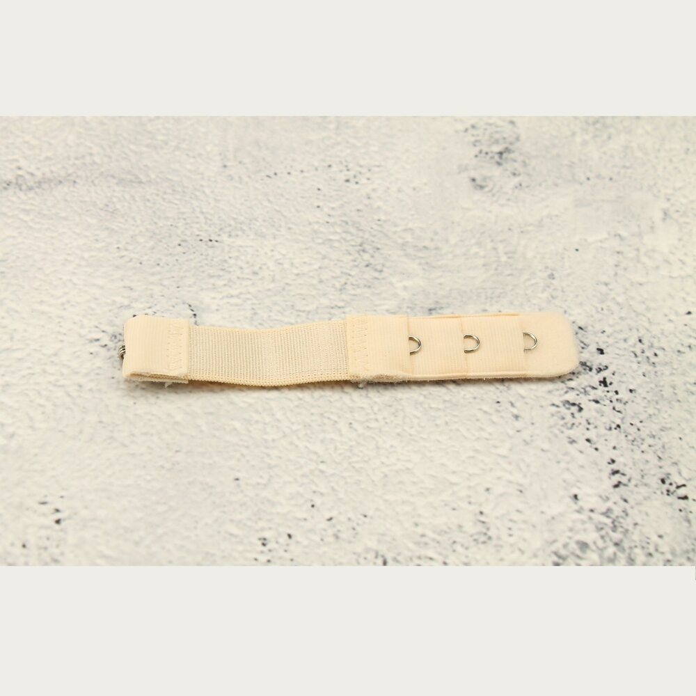 Op en Top Beha Verlenger 1 Haaks Beige met Elastiek (per stuk) Op en Top Beha Verlenger 1 Haaks Beige met Elastiek (per stuk)