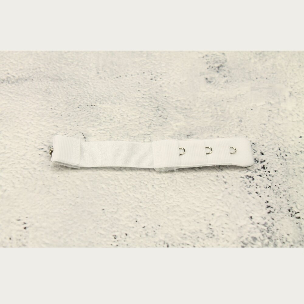 Op en Top Beha Verlenger 1 Haaks Wit met Elastiek (per stuk) Op en Top Beha Verlenger 1 Haaks Wit met Elastiek (per stuk)