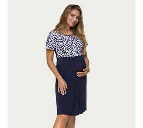 Lupoline Voedingsjurk Lovely Hearts met mouwtje Lupoline Voedingsjurk Lovely Hearts met mouwtje