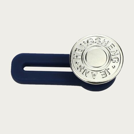 Op en Top Broek Verlengstuk / Verlenger zilver met tekst