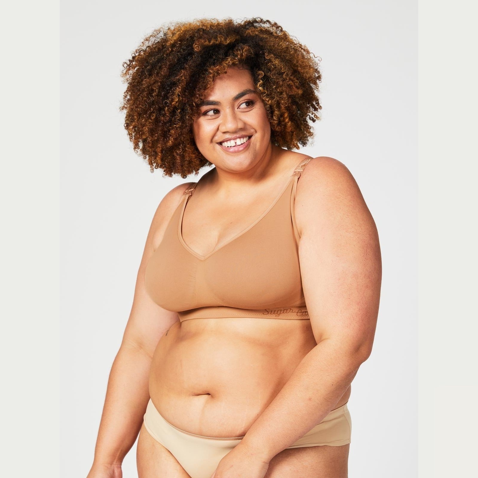 Cake Lingerie Zwangerschapsbh / Meegroeibh Sugar Candy Mocha afbeelding