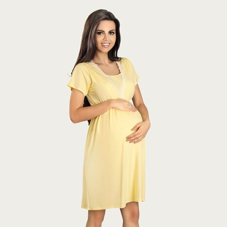 Lupoline Zwangerschapsjurk / Voedingsjurk Vanilla Lupoline Zwangerschapsjurk / Voedingsjurk Vanilla