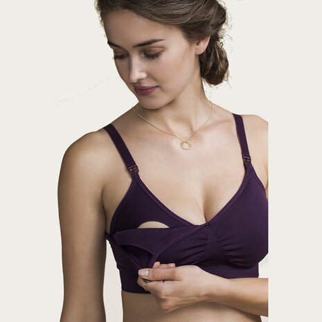 Boob Zwangerschapsbh / Voedingsbh Fat food Paars Boob Zwangerschapsbh / Voedingsbh Fat food Paars