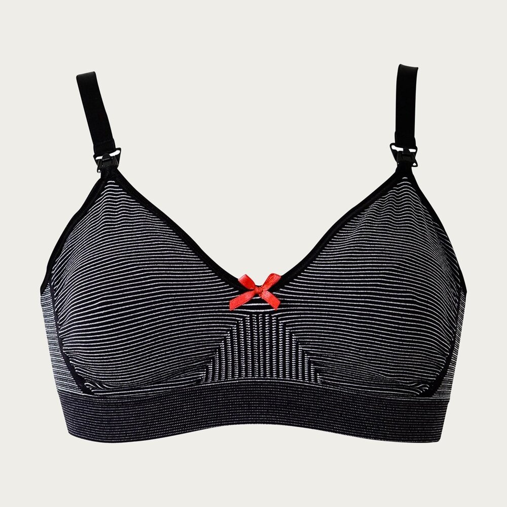 Boob Zwangerschapsbh / Voedingsbh Fat food Stripe Zwart Boob Zwangerschapsbh / Voedingsbh Fat food Stripe Zwart