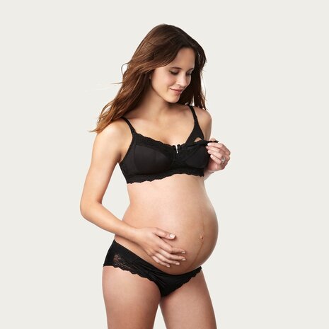 HOTmilk Borstvoedingsbh / Positiebh Eclipse Zwart HOTmilk Borstvoedingsbh / Positiebh Eclipse Zwart