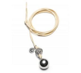 Proud MaMa Ballchain Babybel Ketting Bling creme Proud MaMa Ballchain Babybel Ketting Bling creme