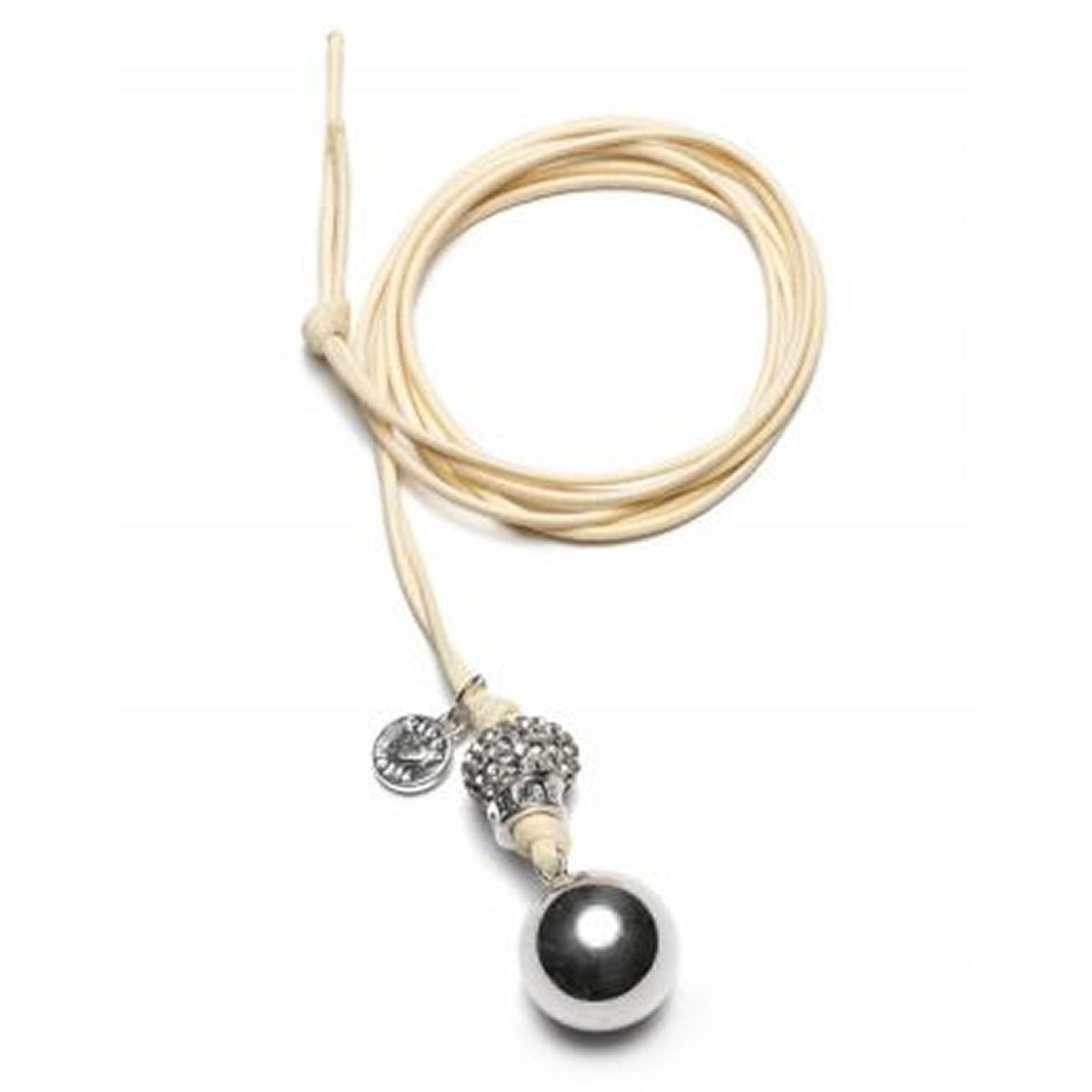 Proud MaMa Zwangerschapsketting Babybel Ketting Bling creme afbeelding
