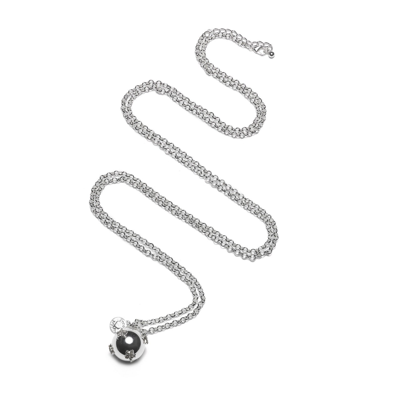 Proud MaMa Zwangerschapsketting Babybel Ketting Jasseron silver-plated stars afbeelding