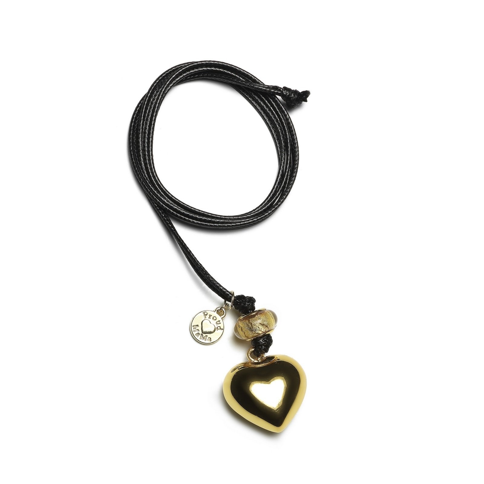Proud MaMa Zwangerschapsketting Babybel Ketting Basic GOLD [heart] afbeelding