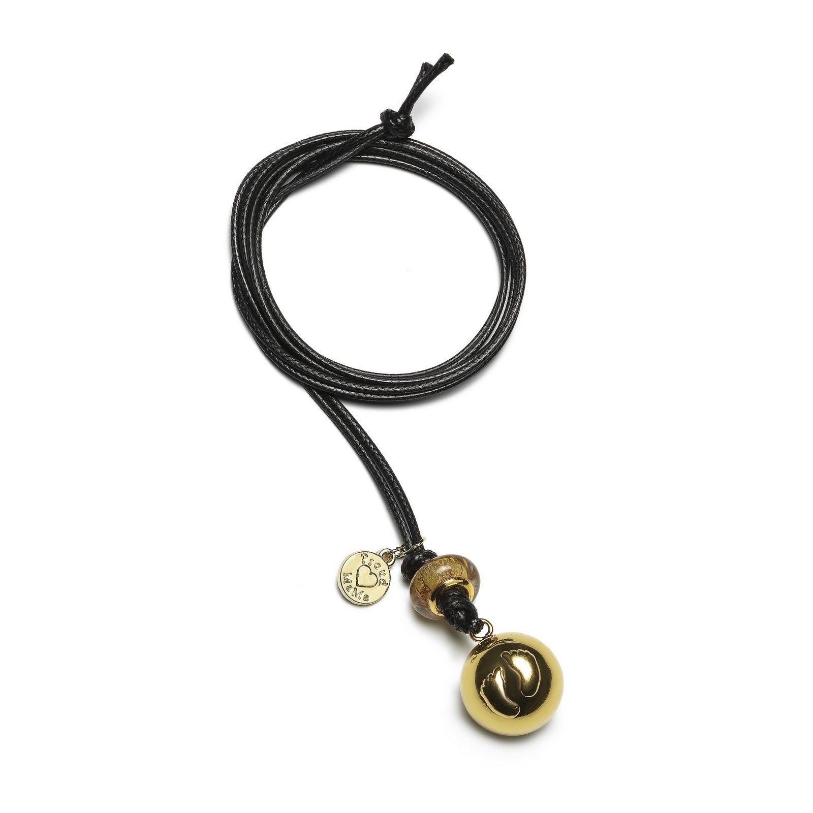 Proud MaMa Zwangerschapsketting Babybel Ketting Basic GOLD [babyfeet] afbeelding