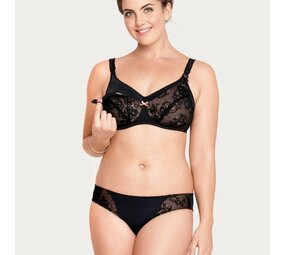 Anita Slip Black met kant